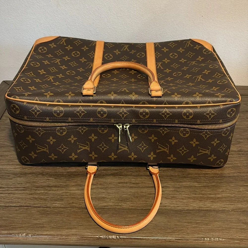 EUC [Louis Vuitton] Authentic Sirius 45 Travel Carryon Suitcase Bag Briefcase - Picture 6 of 16